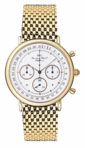 IWC Portofino Chronograph MecaQuartz Yellow Gold / White / Bracelet IW9531-01 (IW953101)